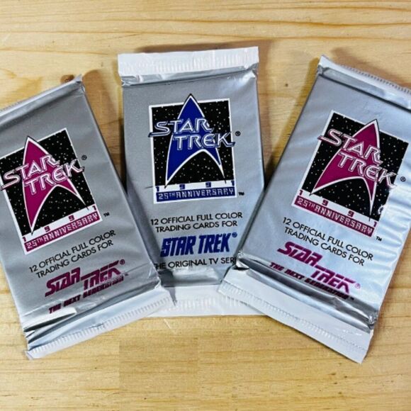 1991 Star Trek 25th Anniversary Series Collector Cards. Three Packs! (3) - Picture 3 of 5